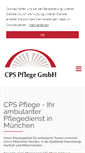 Mobile Screenshot of cps-pflege.de